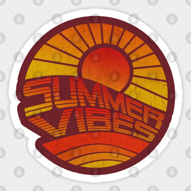 Summer Vibes Sticker by CreatenewARTees